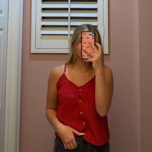 Red Striped Tank
